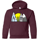 Sweatshirts Maroon / YS Be Different Youth Hoodie