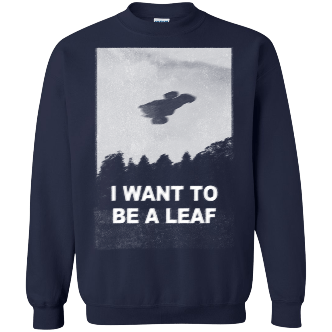 Sweatshirts Navy / S Be Leaf Crewneck Sweatshirt