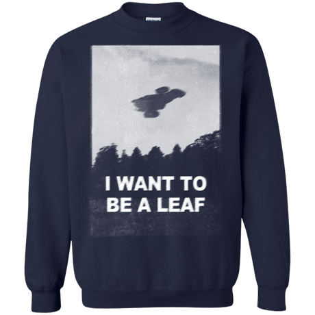 Sweatshirts Navy / S Be Leaf Crewneck Sweatshirt