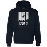 Sweatshirts Navy / S Be Leaf Premium Fleece Hoodie