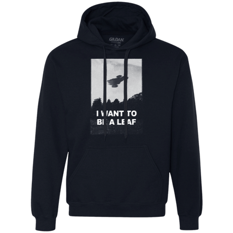 Sweatshirts Navy / S Be Leaf Premium Fleece Hoodie