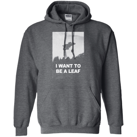 Sweatshirts Dark Heather / S Be Leaf Pullover Hoodie