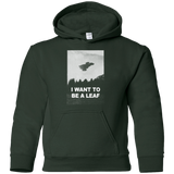 Sweatshirts Forest Green / YS Be Leaf Youth Hoodie