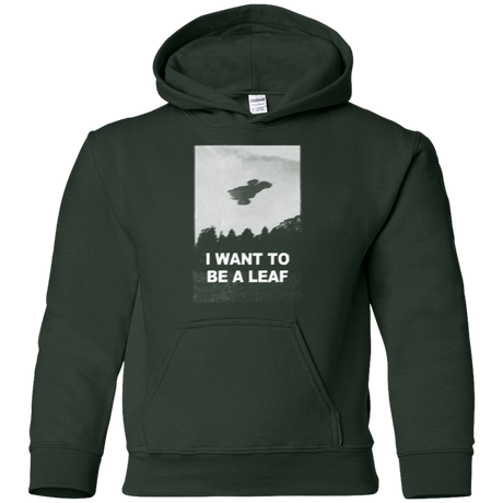 Sweatshirts Forest Green / YS Be Leaf Youth Hoodie