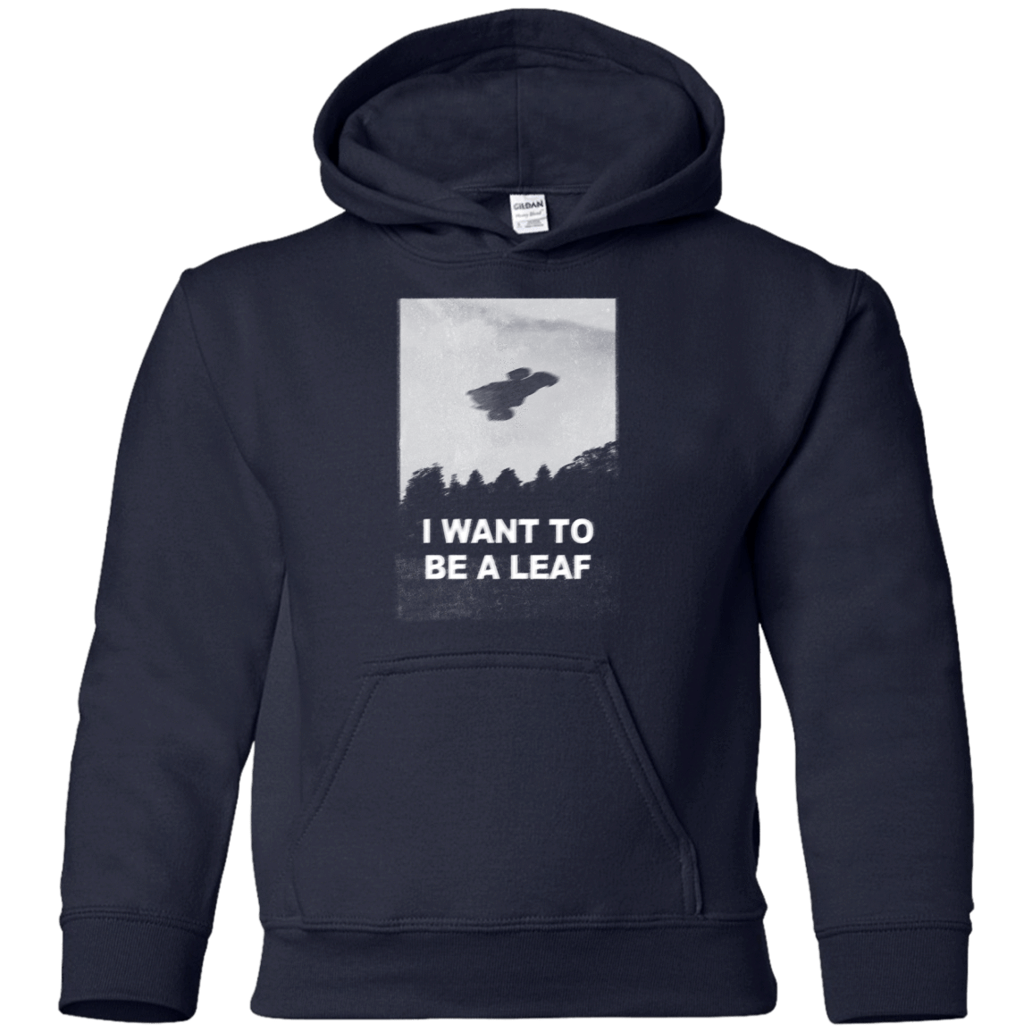 Sweatshirts Navy / YS Be Leaf Youth Hoodie