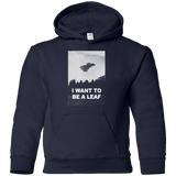 Sweatshirts Navy / YS Be Leaf Youth Hoodie