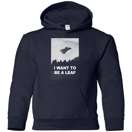 Sweatshirts Navy / YS Be Leaf Youth Hoodie