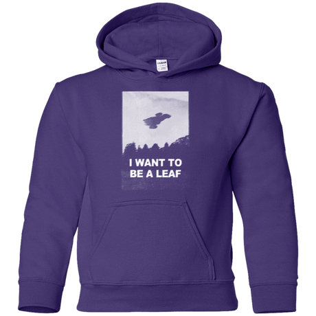 Sweatshirts Purple / YS Be Leaf Youth Hoodie