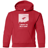 Sweatshirts Red / YS Be Leaf Youth Hoodie