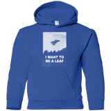 Sweatshirts Royal / YS Be Leaf Youth Hoodie
