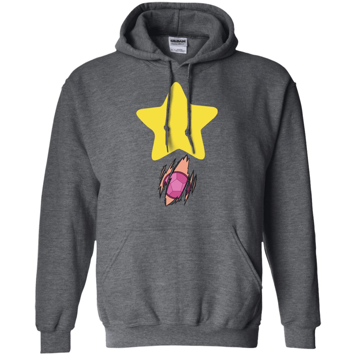 Sweatshirts Dark Heather / S Be like Steven Pullover Hoodie
