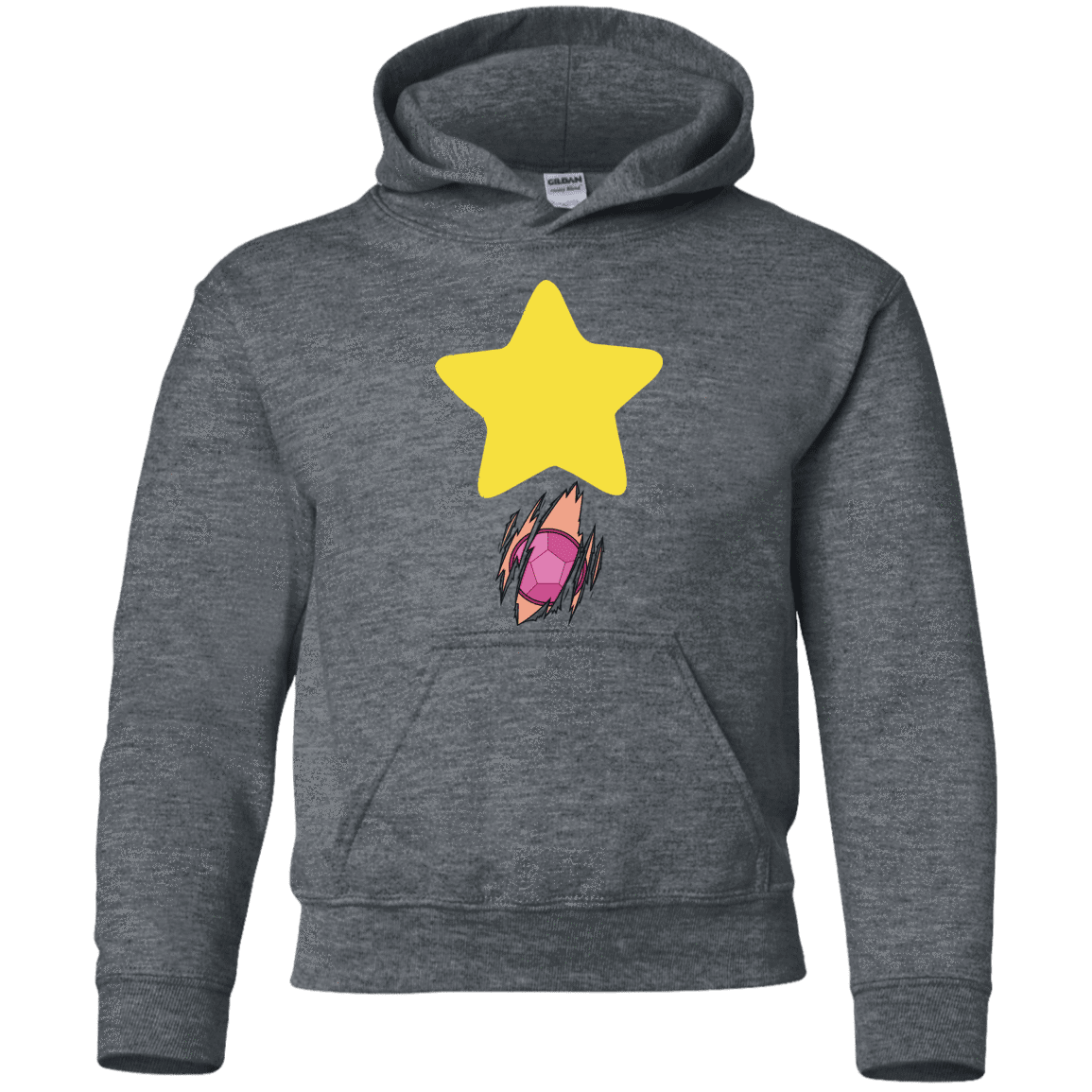 Sweatshirts Dark Heather / YS Be like Steven Youth Hoodie