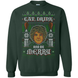 Sweatshirts Forest Green / Small Be Merry Crewneck Sweatshirt