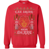 Sweatshirts Red / Small Be Merry Crewneck Sweatshirt