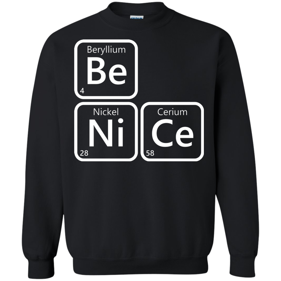 Sweatshirts Black / S Be Nice Crewneck Sweatshirt