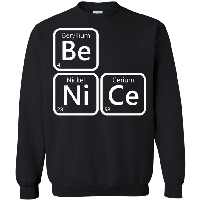 Sweatshirts Black / S Be Nice Crewneck Sweatshirt