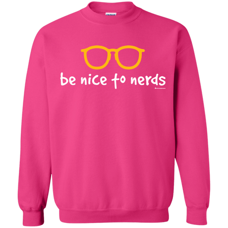 Sweatshirts Heliconia / Small Be Nice To Nerds Crewneck Sweatshirt