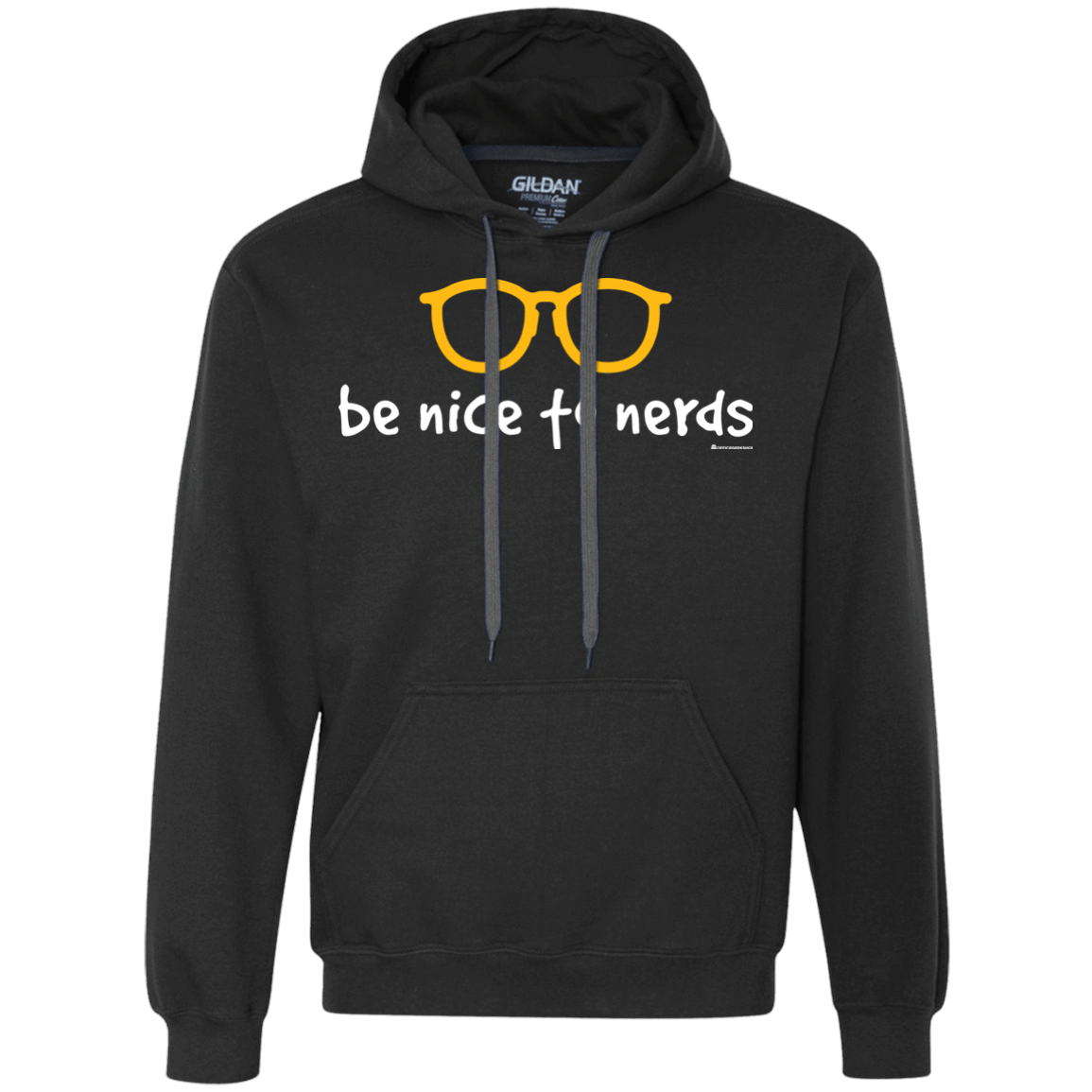 Sweatshirts Black / Small Be Nice To Nerds Premium Fleece Hoodie