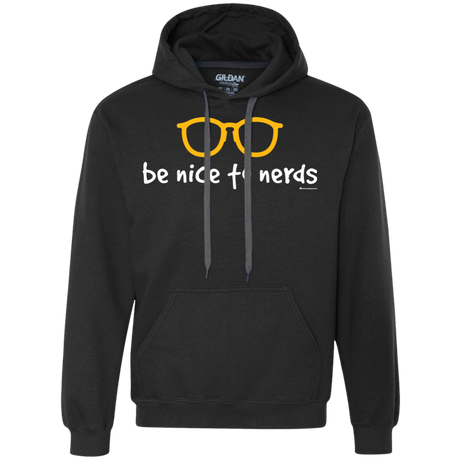 Sweatshirts Black / Small Be Nice To Nerds Premium Fleece Hoodie