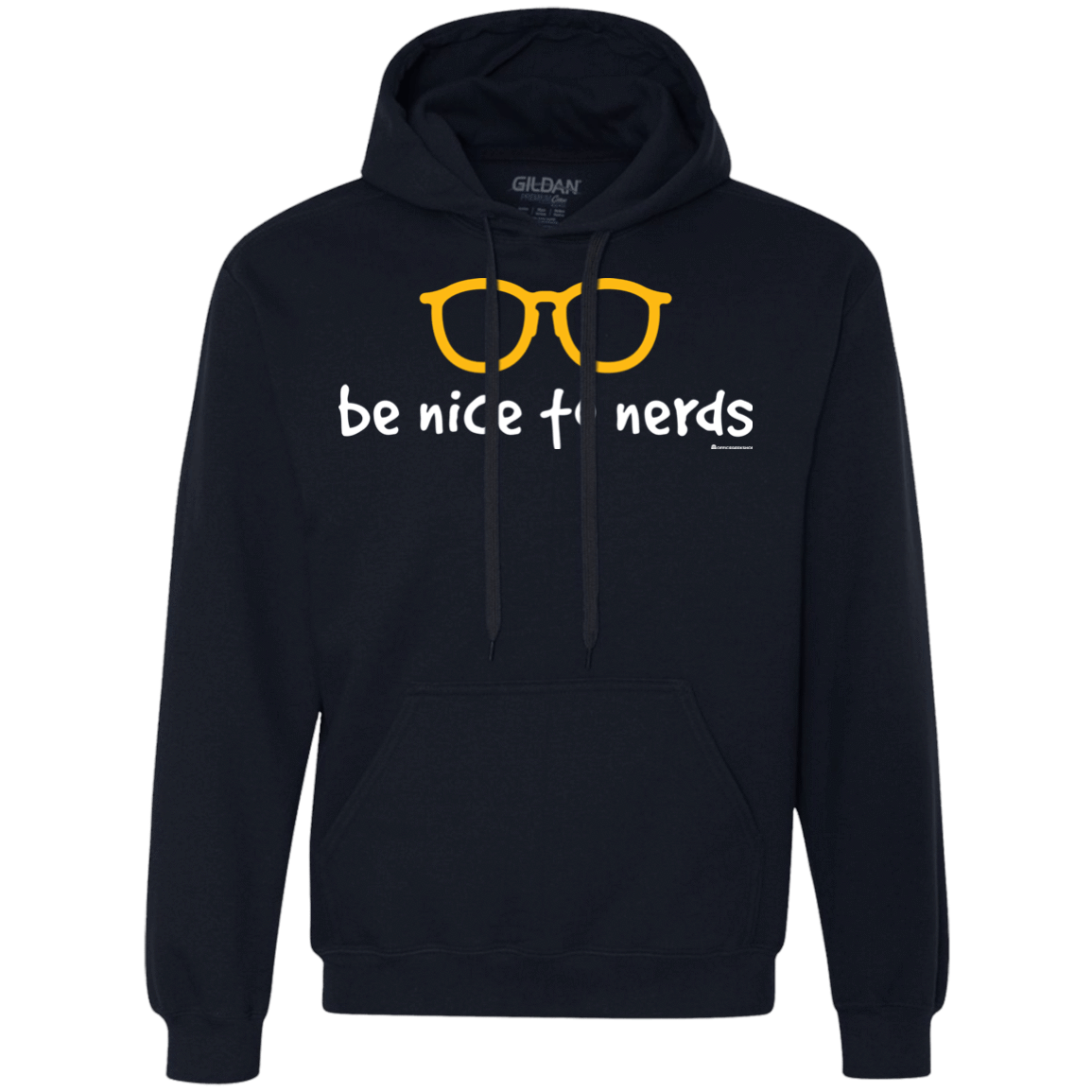Sweatshirts Navy / Small Be Nice To Nerds Premium Fleece Hoodie