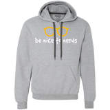 Sweatshirts Sport Grey / Small Be Nice To Nerds Premium Fleece Hoodie
