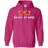 Sweatshirts Heliconia / Small Be Nice To Nerds Pullover Hoodie