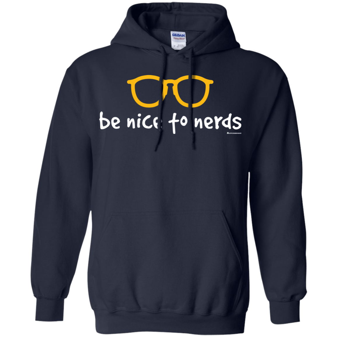 Sweatshirts Navy / Small Be Nice To Nerds Pullover Hoodie