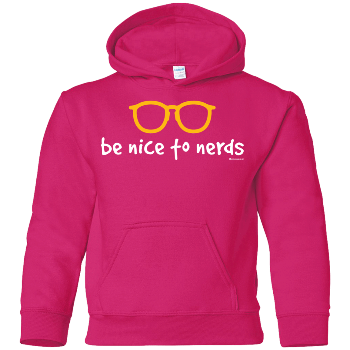 Sweatshirts Heliconia / YS Be Nice To Nerds Youth Hoodie