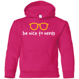 Sweatshirts Heliconia / YS Be Nice To Nerds Youth Hoodie