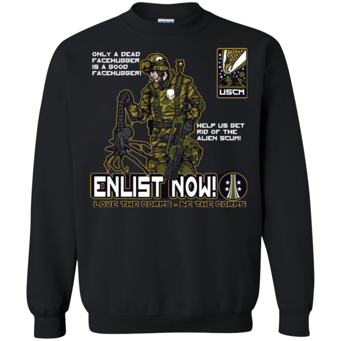 Sweatshirts Black / Small Be The Corps Crewneck Sweatshirt