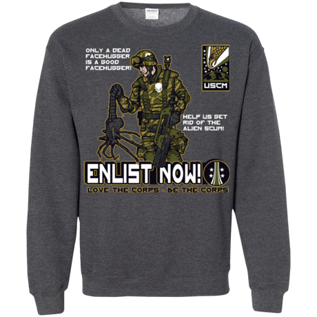 Sweatshirts Dark Heather / Small Be The Corps Crewneck Sweatshirt