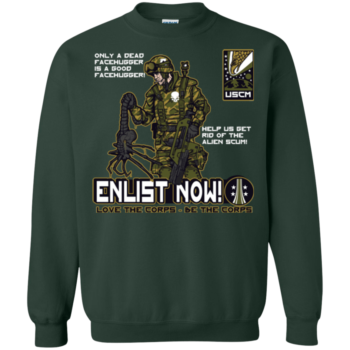 Sweatshirts Forest Green / Small Be The Corps Crewneck Sweatshirt