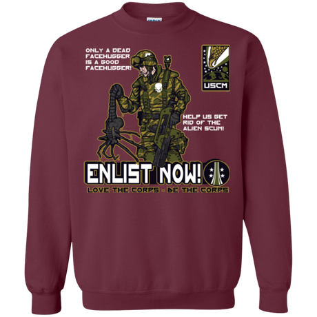 Sweatshirts Maroon / Small Be The Corps Crewneck Sweatshirt