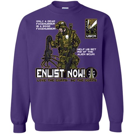 Sweatshirts Purple / Small Be The Corps Crewneck Sweatshirt