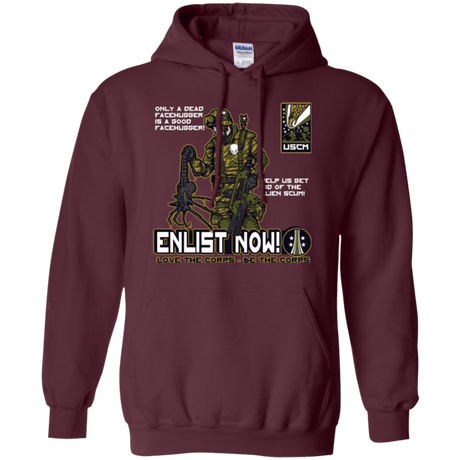 Sweatshirts Maroon / Small Be The Corps Pullover Hoodie