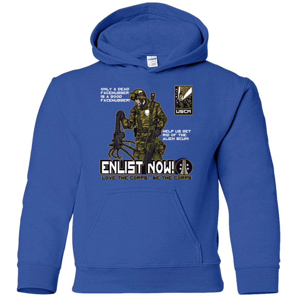 Sweatshirts Royal / YS Be The Corps Youth Hoodie