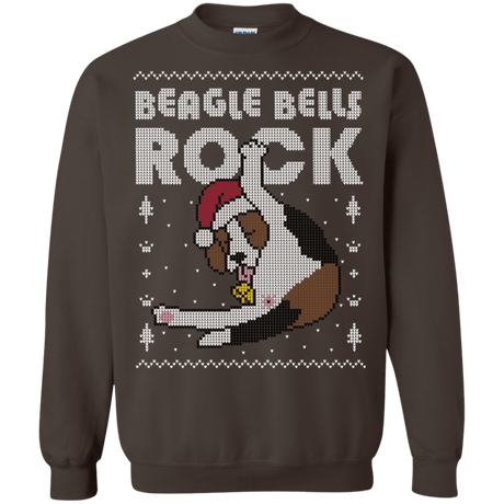 Sweatshirts Dark Chocolate / S Beaglebells Crewneck Sweatshirt
