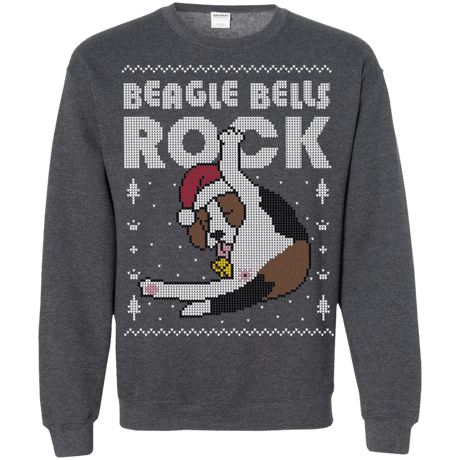 Sweatshirts Dark Heather / S Beaglebells Crewneck Sweatshirt