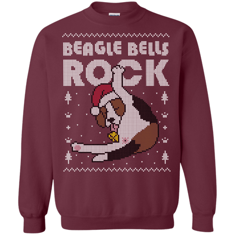 Sweatshirts Maroon / S Beaglebells Crewneck Sweatshirt