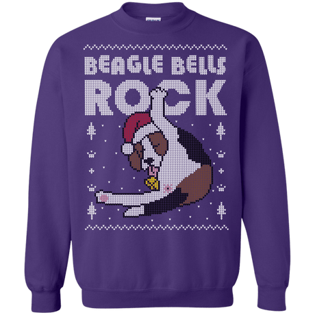 Sweatshirts Purple / S Beaglebells Crewneck Sweatshirt