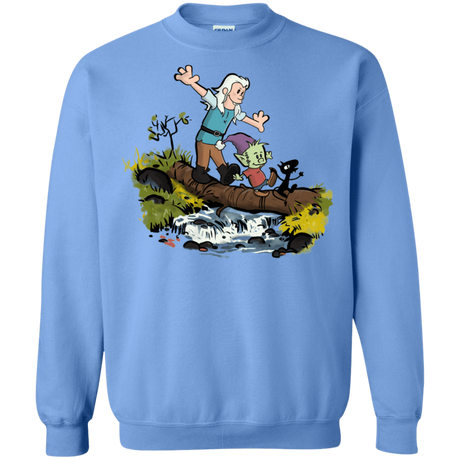 Sweatshirts Carolina Blue / S Bean and Elfo Crewneck Sweatshirt