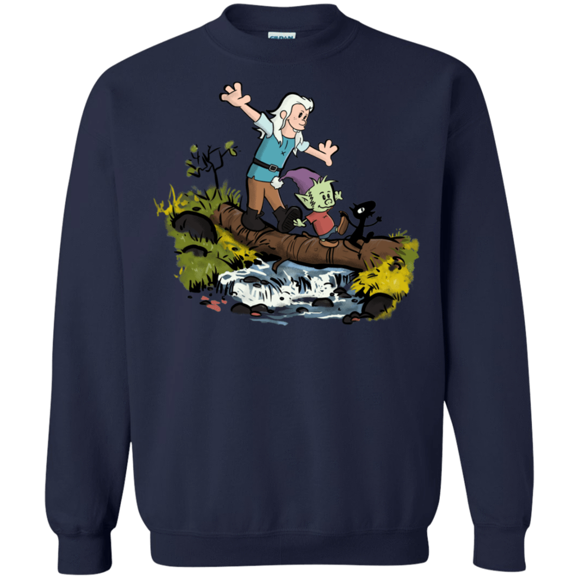 Sweatshirts Navy / S Bean and Elfo Crewneck Sweatshirt