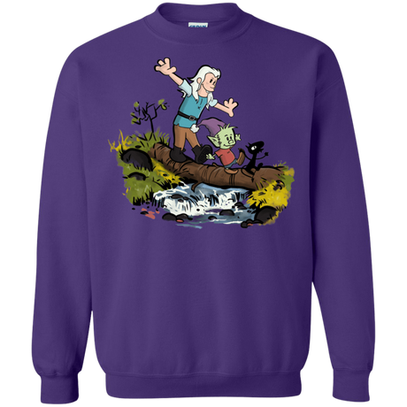 Sweatshirts Purple / S Bean and Elfo Crewneck Sweatshirt