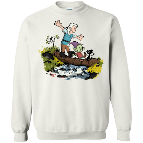 Sweatshirts White / S Bean and Elfo Crewneck Sweatshirt