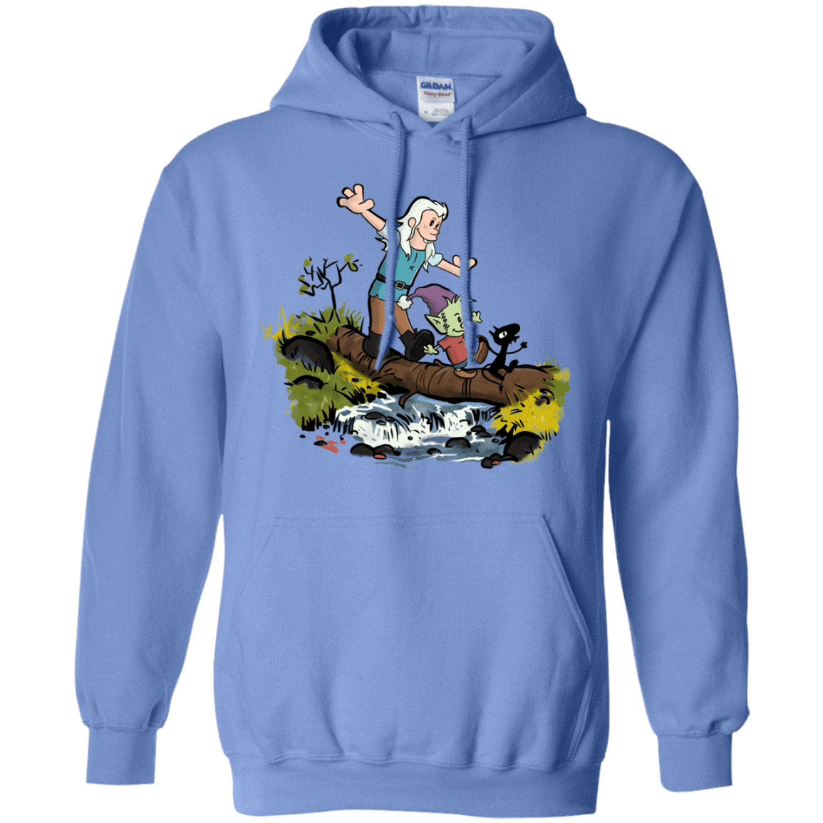 Sweatshirts Carolina Blue / S Bean and Elfo Pullover Hoodie