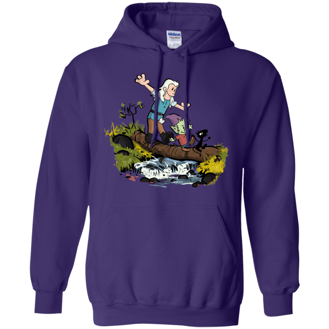 Sweatshirts Purple / S Bean and Elfo Pullover Hoodie