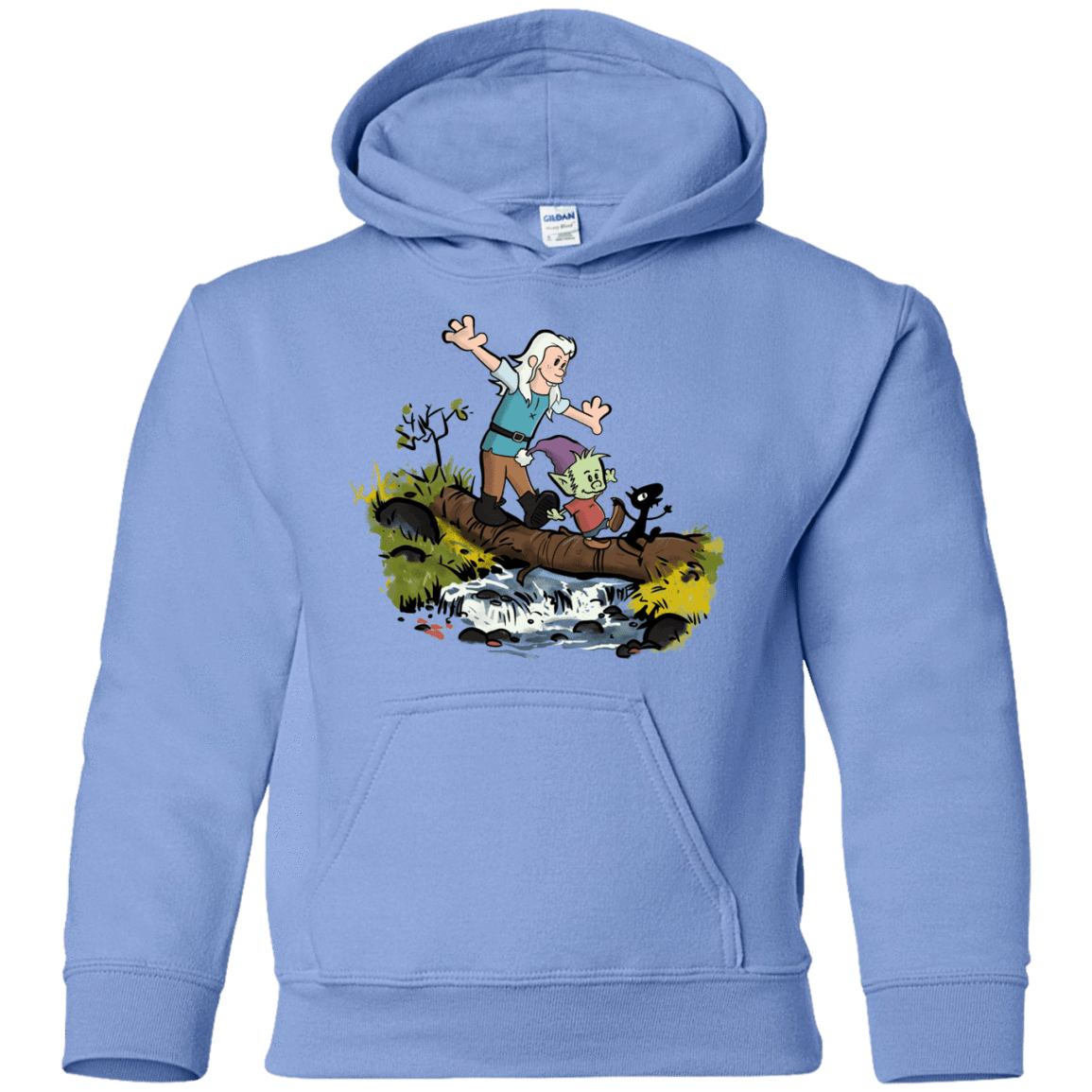 Sweatshirts Carolina Blue / YS Bean and Elfo Youth Hoodie