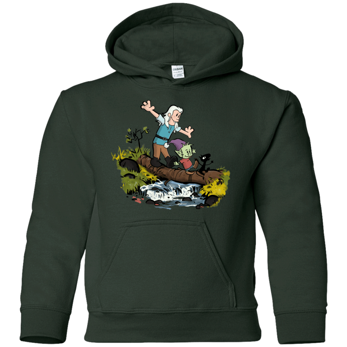 Sweatshirts Forest Green / YS Bean and Elfo Youth Hoodie