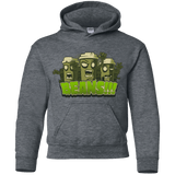 Sweatshirts Dark Heather / YS Beans Youth Hoodie