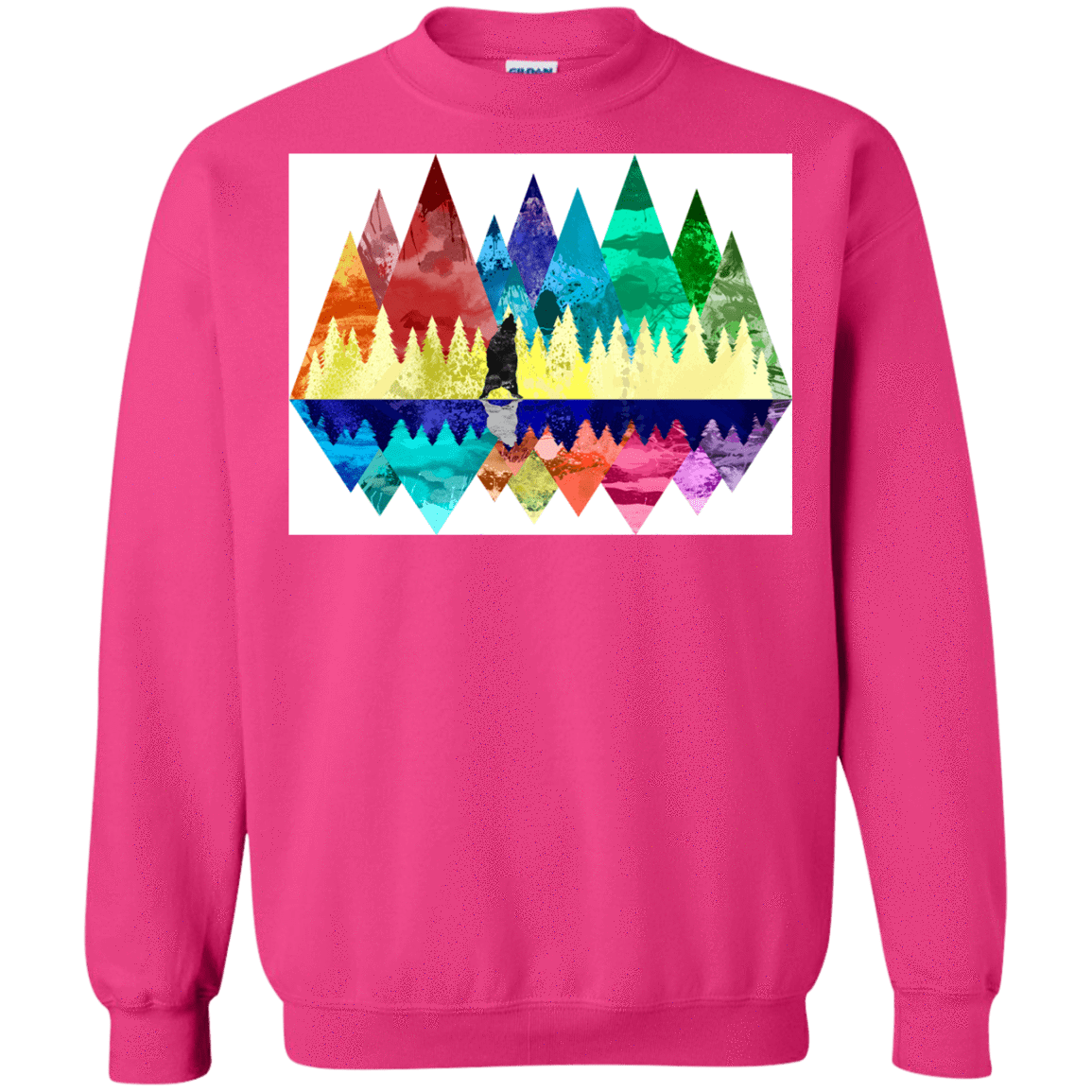 Sweatshirts Heliconia / S Bear Color Forest Crewneck Sweatshirt